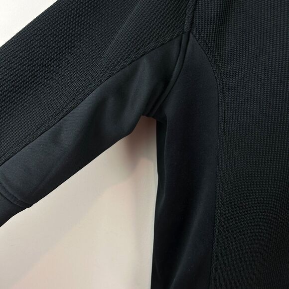 Spyder Black + Red Half Zip Waffle Weave Jacket Size XL - Picture 13 of 15